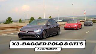 3 BAGGED POLO 8 GTI’S ROLLERS 4K