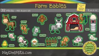 Teach Kids Farm Animals with Felt Board Stories  Product Overview