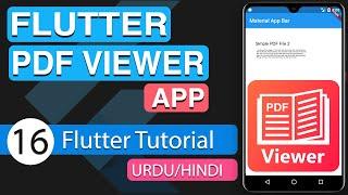 16 - PDF Viewer Library in Flutter  Android Studio Tutorial 2020  HindiUrdu