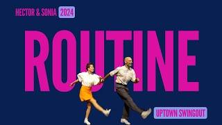 Hector & Sonia perform at the Uptown Swingout 2024