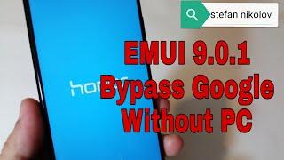 EMUI 9.0.1 Honor 8x JNS-L21. Remove Google Account. Bypass FRP.