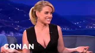 Alice Eve Was A Naughty Schoolgirl  CONAN on TBS