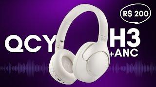 SUPER BARATO MELHOR FONE HEADSET SEM FIO QCY H3 ANC + Hi-ResAudio