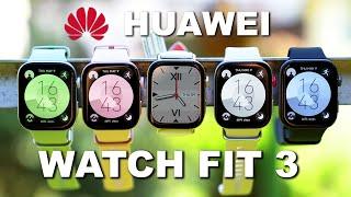 HUAWEI WATCH FIT 3 In-depth REVIEW - Best Smartwatch 2024 for Fitness Tracking