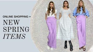 ONLINE SHOPPING + STYLING NEW SPRING ITEMS