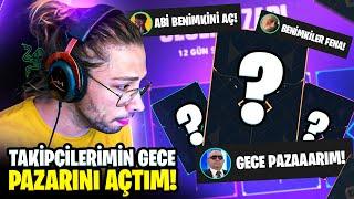 Takipçilerimin GECE PAZARLARINI açıp SKİN aldırttım #2  Valorant