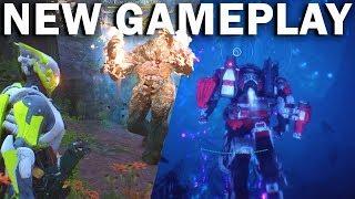 *NEW* ANTHEM GAMEPLAY Underwater Boss Fights Interceptor & Colossus  Freeplay