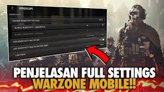 BAHAS SEMUA SETTING WARZONE MOBILE