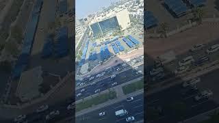 Jeddah view from one tallest building #jeddah #eidulfitr #viral #shorts #traffic
