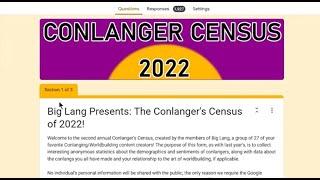 Analysis of the 2022 Conlang Census