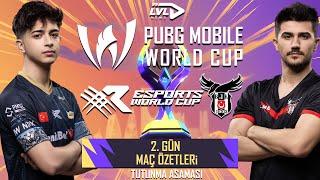 2024 PMWC HAYATTA KALMA 2. GÜN MAÇ ÖZETLERİ  PUBG MOBILE WORLD CUP x ESPORTS WORLD CUP  PMWC 2024