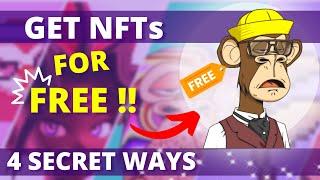 How to Get NFTs For FREE - 4 Secret Ways  Make Money With FREE NFTs In Hindi  NFT Wisdom