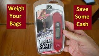 Go Travel Digital Luggage Scale Review - Weigh Your Bags Travel Light & Avoid Luggage Fees