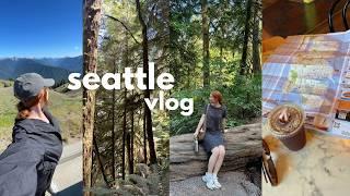 USA VLOG  my first trip to seattle olympic national park bookstores bainbridge island