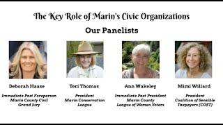 The Key Role of Marins Civic Organizations