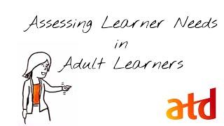 Adult Learning Basics Assessing Learner Needs