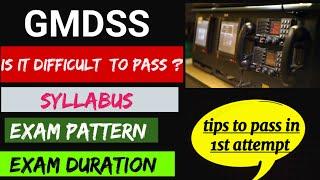 gmdss course detail  gmdss exam  GMDSS exam detail  gmdss GOC course   GMDSS COURSE