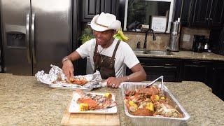 Southern Blue Crab Boil and Red Snapper