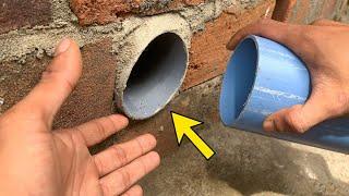 Plumbers Clever Idea in 3 Minutes Without Breaking The Wall