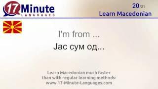 Learn Macedonian free language course video