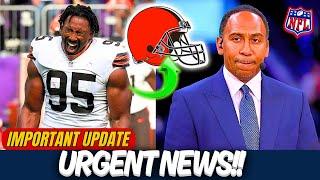  URGENT NEWS KEY BROWNS PLAYER LEAVES PRACTICE INJURED AND CONCERNS THE TEAM