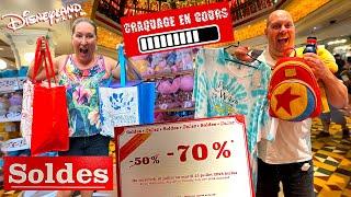 ON DEVALISE LES BOUTIQUES AVEC LES SOLDES - 70% A DISNEYLAND PARIS 2EME DEMARQUE