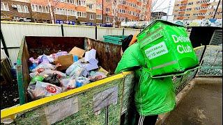 Как я зарабатываю лазая по мусоркам ? Dumpster Diving RUSSIA #75