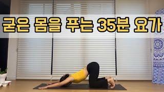 서리요가#152기초요가 필수동작최신ver  요가입문을 위한 35분 요가플로우 전굴 측굴 역자세