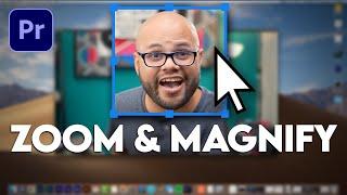 Zoom Magnify or Highlight Screen Recordings - Premiere Pro