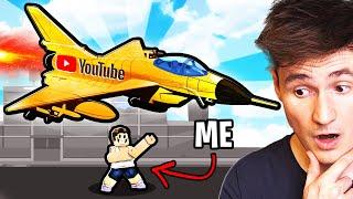 PRIVATE YOUTUBE JET UNLOCKED in Youtube Life