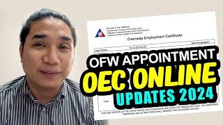 OEC Online Appointment 2024  Paano kumuha ng oec exemption online 2024