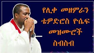 የተመረጡ የሊቀ መዘምራን ቴዎድሮስ ዮሴፍ መዝሙሮች ስብስብ  Tewodros Yosef Mezmur Collection