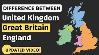 Difference Between United Kingdom Great Britain and England  Trick It