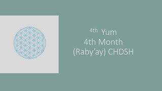 4 th Yum 4th month  Tent Ahal for the SunShamash  4 