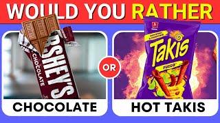 Would You Rather? Sweet & Junk Food Edition 