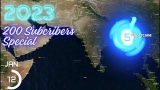2023 Hypothetical Subscribers North Indian Ocean Cyclone Season Animation