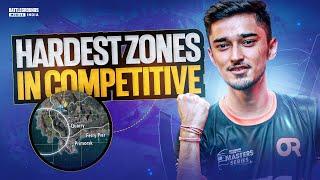 TOUGHEST COMPETITIVE ZONES TO ENTER IN BGMI  B2B HIGH KILLS GAMEPLAY 