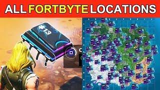 ALL 1 - 100 FORTBYTE LOCATIONS - EVERY FORTNITE FORBYTE LOCATION GUIDE COMPLETE FORTBYTE