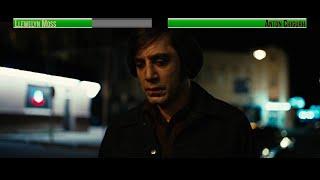 Llewelyn Moss vs Anton Chigurh...with healthbars