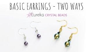 Learn to make simple earrings - the right way