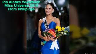 Pia Alonzo Wurtzbach Biodata Fanfact Miss Universe 2015
