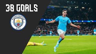 Julián Álvarez All 38 Goals for Manchester City