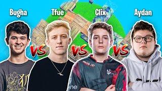 Tfue vs Bugha vs Clix vs Unknown in Pro Zone Wars