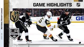 Golden Knights @ Kings 1227  NHL Highlights 2022