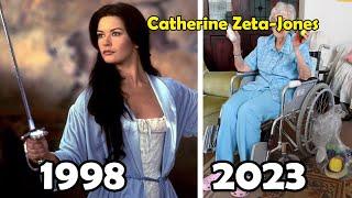 The Mask of Zorro 1998  Then and Now 2023  Catherine Zeta Jones How They Changed