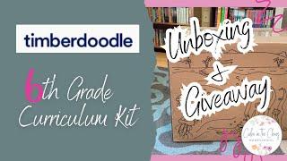 6th Grade Homeschool Curriculum Unboxing  Customized Timberdoodle Curriculum Kit for Middle School