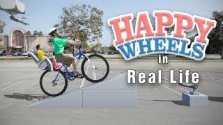 Live Action HAPPY WHEELS  Irresponsible Dad in Real Life