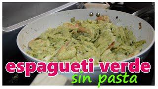 REPOLLO UNA OPCION PARA HACER ESPGUETI VERDE KETO SIN PASTA Y OTRO INGREDIENTE SORPRESA