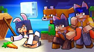 BUNNY on a FOX ISLAND in Minecraft