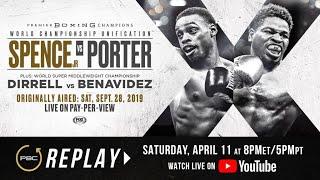 PBC Replay Errol Spence Jr. vs Shawn Porter  Full Televised Fight Card